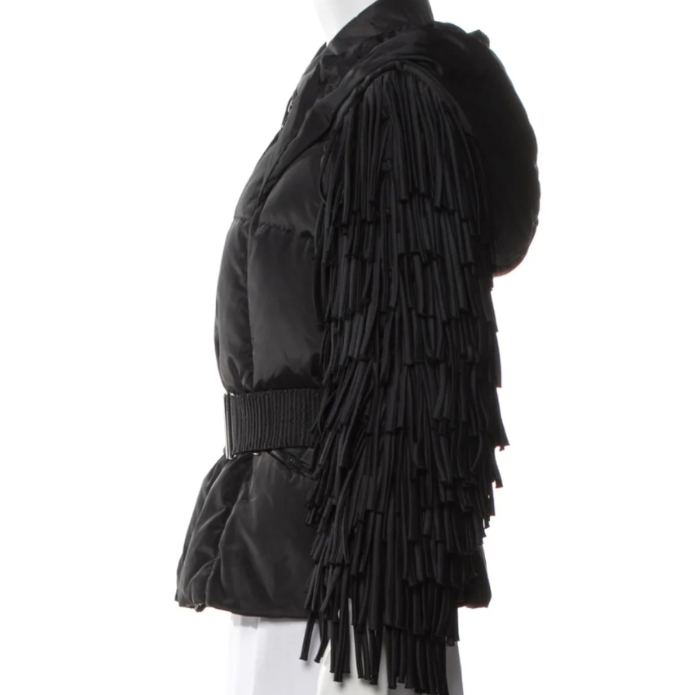 BALMAIN Hooded Fringe Jacket - Picture 13 of 14
